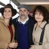 Isabelle Mergault avec Antoine Duléry et sa femme Pascale Pouzadoux - La 95ème édition du Prix d'Amérique Opodo à l'Hippodrome de Paris-Vincennes, le 31 janvier 2016. © Guirec Coadic/Bestimage