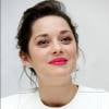 L'actrice Marion Cotillard en conférence de presse pour le film "Macbeth" à l'hôtel Four Seasons de Beverly Hills le 3 décembre 2015. Macbeth est sorti en France le 18 novembre 2015.