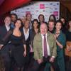 Audrey Chauveau, Anaïs Tellenne, Jean-Christophe Bouvet, François-Eric Gendron, Noémie Kocher, Bartholomew Boutellis, Rebecca Hampton, Linda Hardy, Anthony Delon, Denis Maréchal, Alexia Degremont, Dominic Bachy - Photocall lors de l'avant-première du film "Des amours, désamour" au cinéma Gaumont Opéra à Paris, le 1er février 2016.