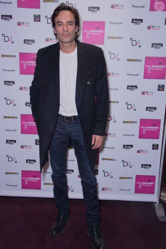 Anthony Delon - Photocall lors de l'avant-première du film "Des amours, désamour" au cinéma Gaumont Opéra à Paris, le 1er février 2016.
