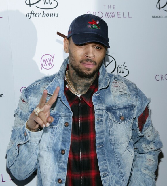 Chris Brown au Drai's à Las Vegas, le 1er janvier 2016.