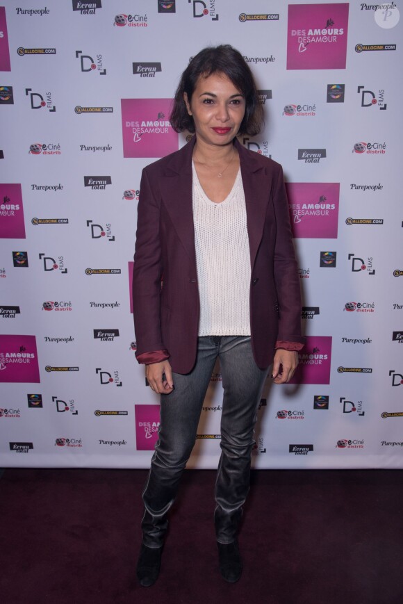 Saïda Jawad - Photocall lors de l'avant-première du film "Des amours, désamour" au cinéma Gaumont Opéra à Paris, le 1er février 2016.