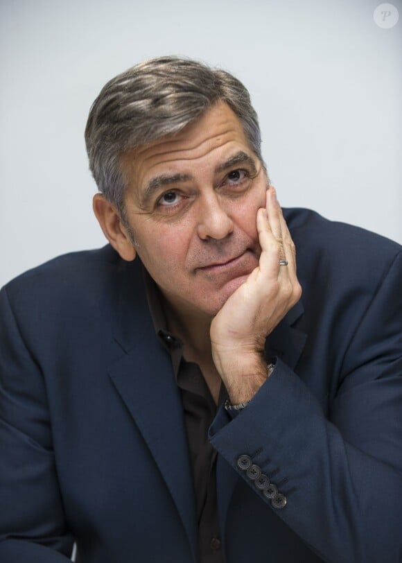 George Clooney - Conférence de presse avec les acteurs du film "Hail Caesar!" à Beverly Hills. Le 31 janvier 2016