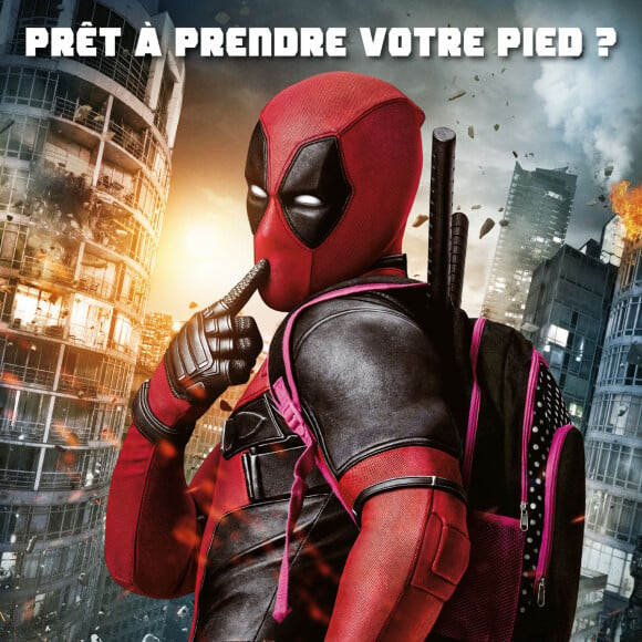 Affiche de Deadpool.