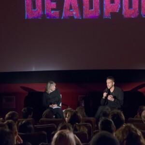 Exclusif - Ryan Reynolds en promotion à Paris au Grand Rex pour le film "Deadpool" le 26 janvier 2016.
