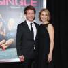 Christian Ditter et sa femme - Première du film "How To Be Single" à New York. Le 3 février 2016