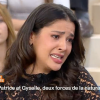 La jolie Gyselle Soares fond en larmes dans l'émission "Toute une histoire", sur France 2, le 2 février 2016.