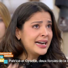 La belle Gyselle Soares fond en larmes dans l'émission "Toute une histoire", sur France 2, le 2 février 2016.