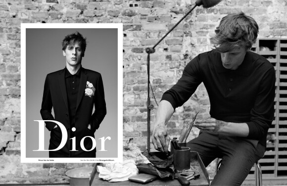 L'artiste Rinus van de Velde - Campagne Dior Homme, été 2016. Photo par Willy Vanderperre.
