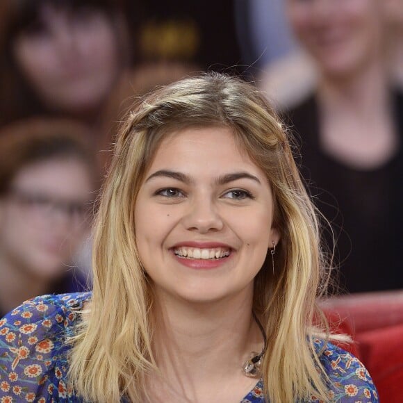 Louane Emera - Enregistrement de l'émission "Vivement Dimanche" à Paris le 3 Fevrier 2016 et qui sera diffusée le 7 Fevrier 2016. Invité principal Kev Adams. © Coadic Guirec/Bestimage