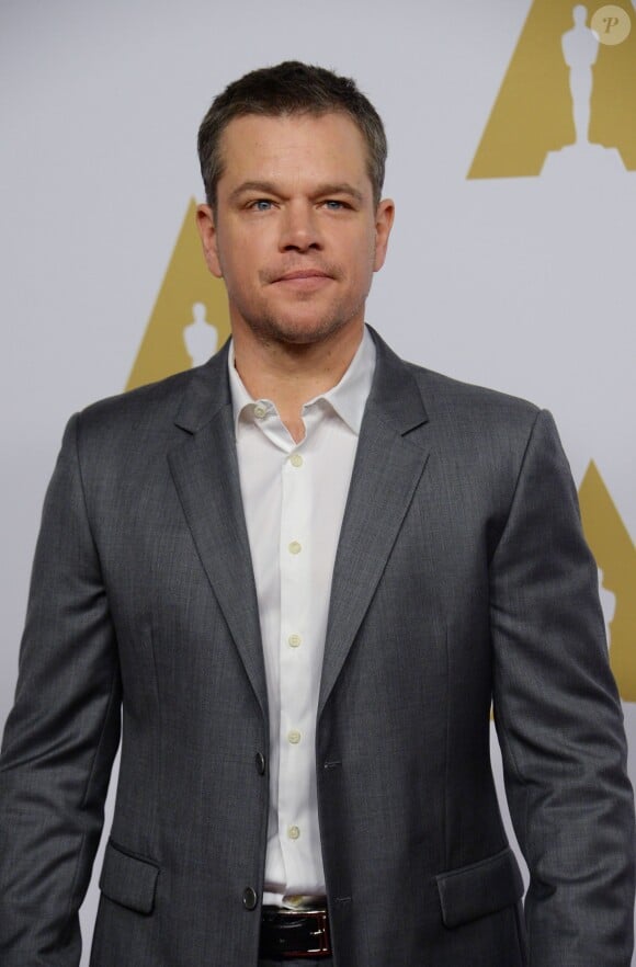 Actor Matt Damon attends the 88th annual Academy Awards Oscar nominees luncheon at the Beverly Hilton Hotel in Beverly Hills, Los Angeles, CA, USA, on February 8, 2016. Photo by Jim Ruymen/UPI/ABACAPRESS.COM09/02/2016 - Los Angeles