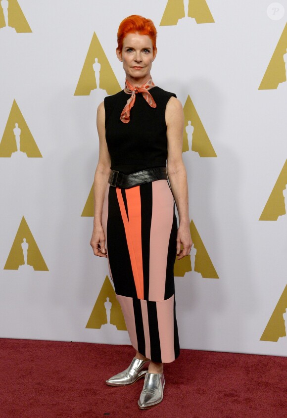 Costume designer Sandy Powell attends the 88th annual Academy Awards Oscar nominees luncheon at the Beverly Hilton Hotel in Beverly Hills, Los Angeles, CA, USA, on February 8, 2016. Photo by Jim Ruymen/UPI/ABACAPRESS.COM09/02/2016 - Los Angeles