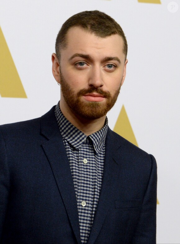 Singer/songwriter Sam Smith attends the 88th annual Academy Awards Oscar nominees luncheon at the Beverly Hilton Hotel in Beverly Hills, Los Angeles, CA, USA, on February 8, 2016. Photo by Jim Ruymen/UPI/ABACAPRESS.COM09/02/2016 - Los Angeles