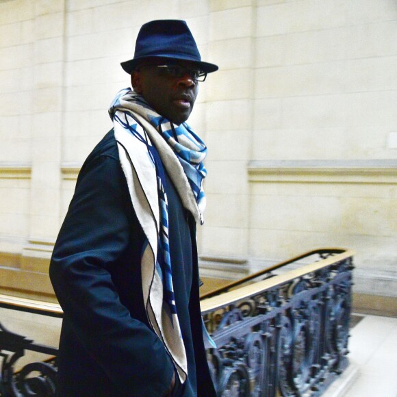 Lilian Thuram au tribunal correctionnel de Paris, le 18 décembre 2015