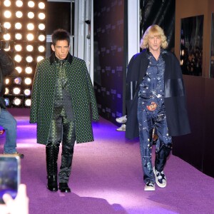 Ben Stiller et Owen Wilson lors de la première de Zoolander 2 au Alice Tully Hall à New York le 9 février 2016.