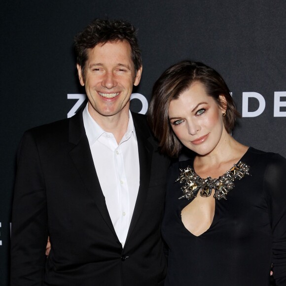 Paul W. S. Anderson et Milla Jovovich lors de la première de Zoolander 2 au Alice Tully Hall à New York le 9 février 2016.