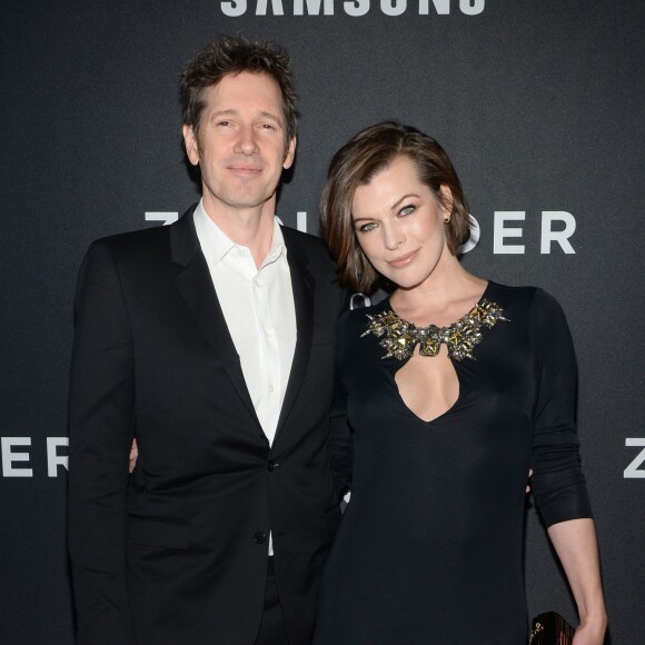 Paul W. S. Anderson et Milla Jovovich lors de la première de Zoolander 2 au Alice Tully Hall à New York le 9 février 2016.