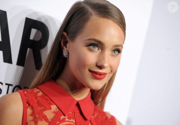 Hannah Davis assiste au gala "amfAR New York" de l'amfAR au Cipriani Wall Street. New York, le 10 février 2016.