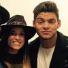 Capucine Anav et Rayane Bensetti dans les loges de TPMP, le 18 mars 2015.
