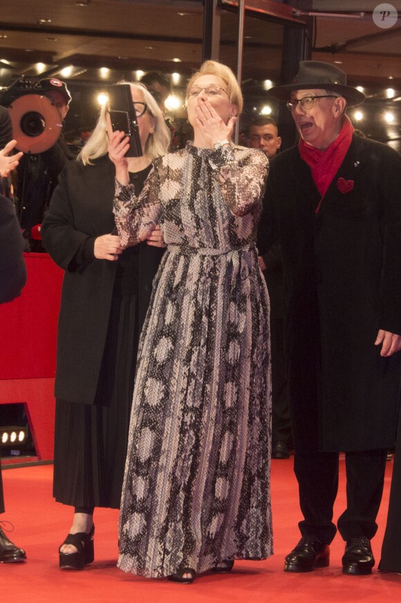 Meryl Streep - Tapis rouge du film "Ave, César !" lors de l'ouverture du 66e Festival International du Film de Berlin, la Berlinale, le 11 février 2016