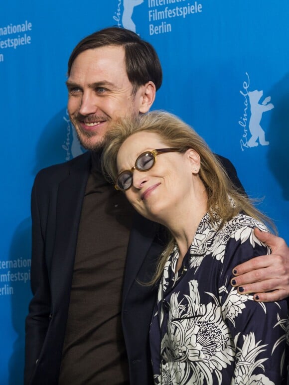 Lars Eidinger, Meryl Streep - Photocall du jury du Festival International du Film de Berlin, La Berlinale. Le 11 février 2016