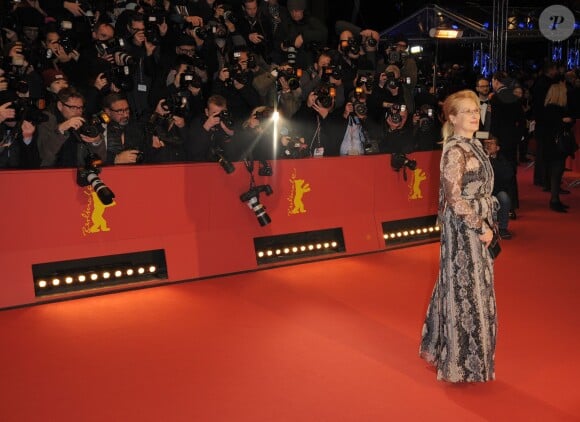 Meryl Streep - Tapis rouge du film "Ave César !" lors de l'ouverture du 66e Festival International du Film de Berlin, la Berlinale, le 11 février 2016.