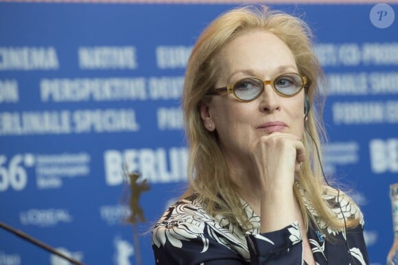 Meryl Streep (présidente du jury) - Conférence de presse du jury du 66 ème festival du film de Berlin "Berlinale" le 11 février 2016 Meryl Streep attends the International Jury press conference during the 66th Berlinale International Film Festival Berlin at Grand Hyatt Hotel on February 11, 2016 in Berlin, Germany.11/02/2016 - Berlin