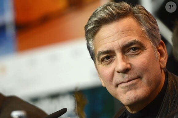 George Clooney - Conférence de presse du film "Ave, César !" à l'hôtel Grand Hyatt de Berlin pendant le 66e festival international du film de Berlin le 11 février 2016.