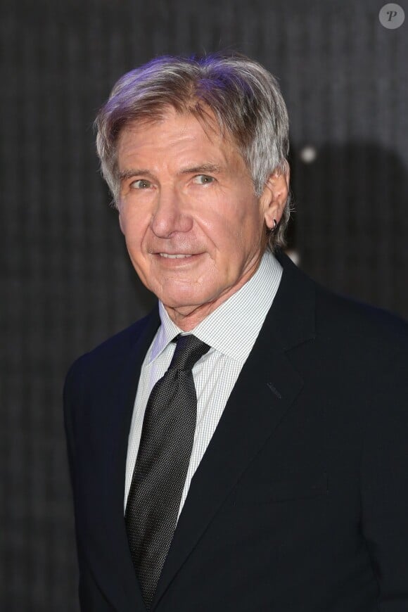 Harrison Ford à la première de Star Wars: The Force awakens à Odeon Leicester Square à Londres, le 16 décembre 2015