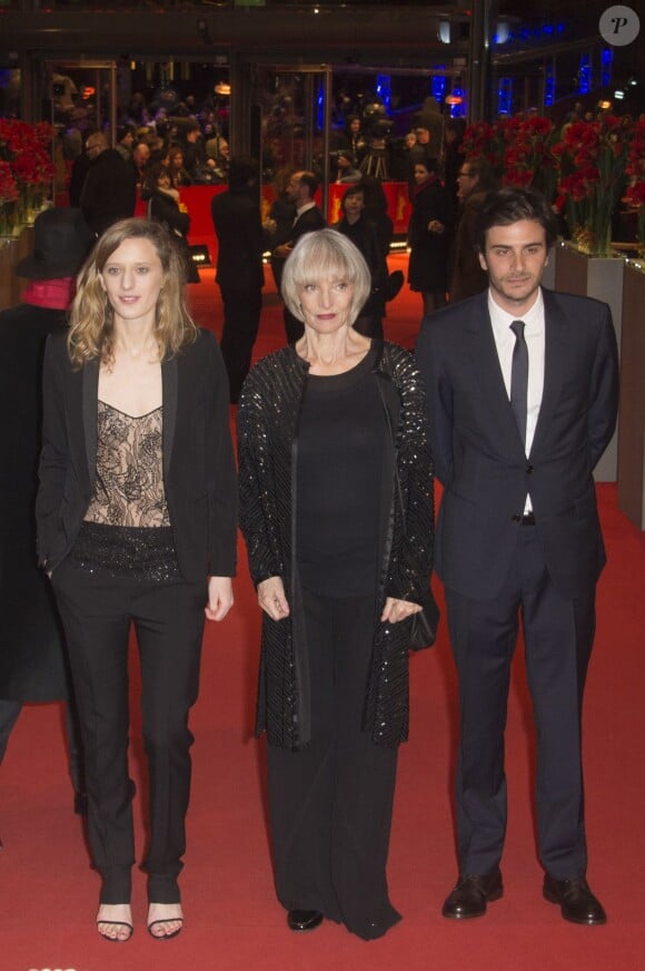 Edith Scob, Mia Hansen-Love, Roman Kolinka - Avant-première du film " L'Avenir" au 66e festival du film de Berlin, la Berlinale Berlin, le 13 février 2016