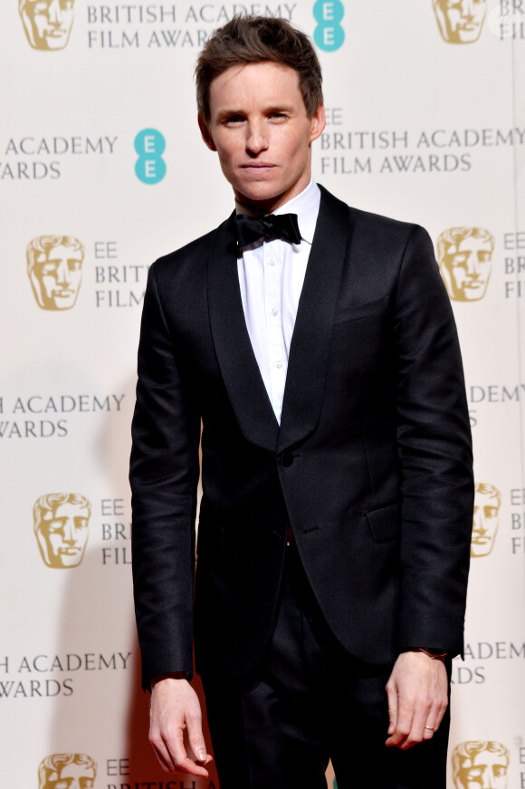 Eddie Redmayne - 69e cérémonie des British Academy Film Awards (BAFTA) à Londres, le 14 février 2016.