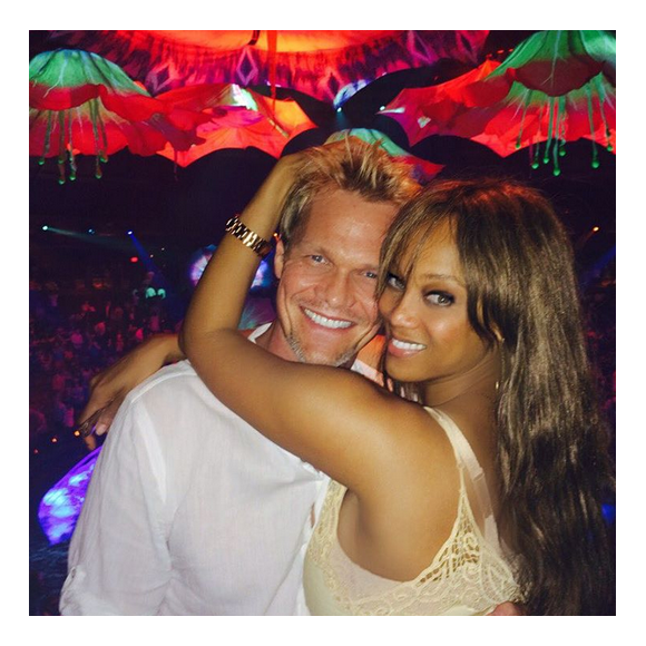 Tyra Banks et son compagnon Erik Asla. Photo publiée sur Instagram au mois de janvier 2016.