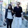 Tyra Banks et son compagnon Erik Asla dans les rues de Los Angeles, le 7 février 2014
