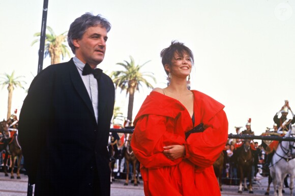 Andrzej Zulawski et Sophie Marceau à Cannes en 1987.