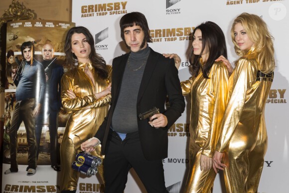 Sacha Baron Cohen au photocall du film "Grimsby - Agent Trop Spécial" à l'hôtel Bristol à Paris le 16 février 2016