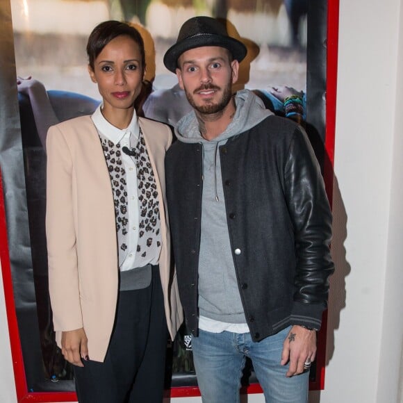 Sonia Rolland, M. Pokora (Matt Pokora) - Avant-première du court-métrage "Une vie ordinaire" réalisé par Sonia Rolland au cinéma Mac Mahon à Paris, le 17 février 2016. © Cyril Moreau/Bestimage