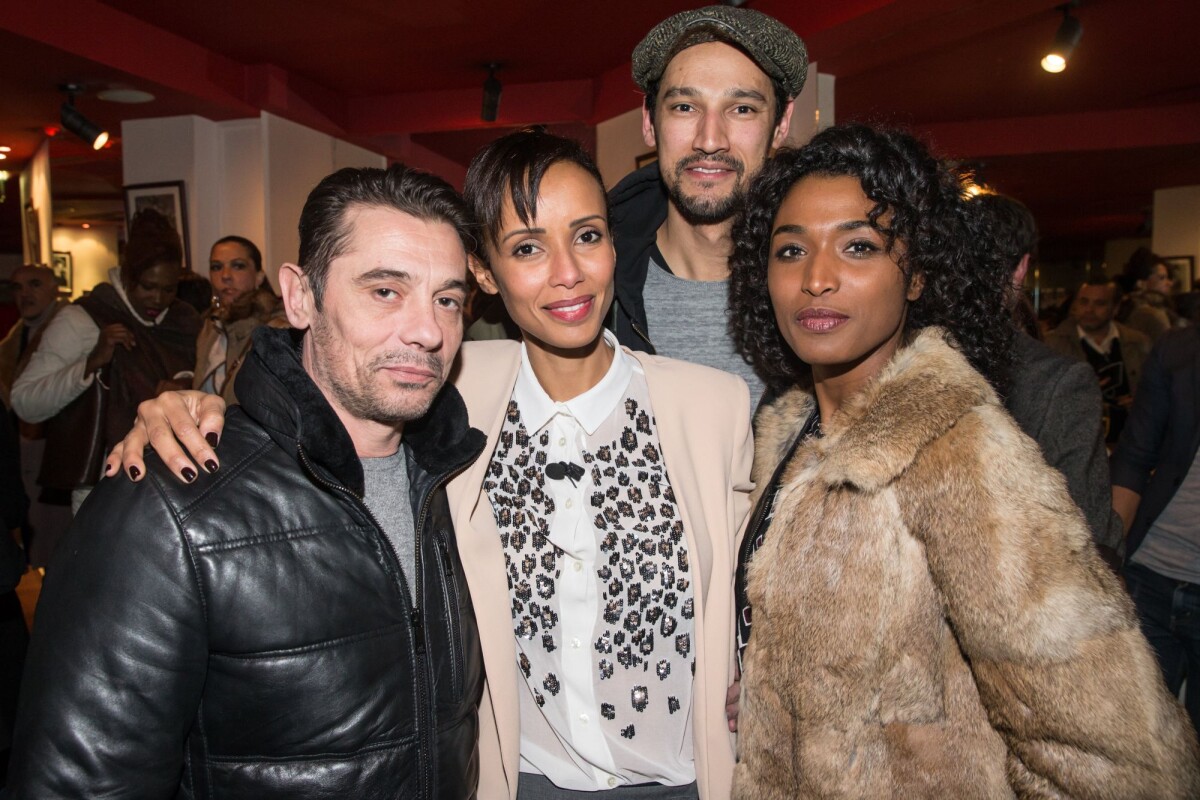 Photo : Sonia Rolland, Sara Martins, Kool Shen (Bruno Lopes), Stany Coppet  - Avant-première du court-métrage 