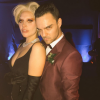 Jaime Iovine a publié une photo de lui et Lady Gaga au mariage de son père Jimmy Iovine avec la belle Liberty Ross qui s'est déroulé le week-end de la Saint Valentin. Photo publiée sur Instagram, le 15 février 2016.