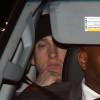 Le chanteur Eminem arrivant au mariage de Liberty Ross et Jimmy Iovine, le jour de la Saint Valentin, à Beverly Hills, le 14 février 2016.