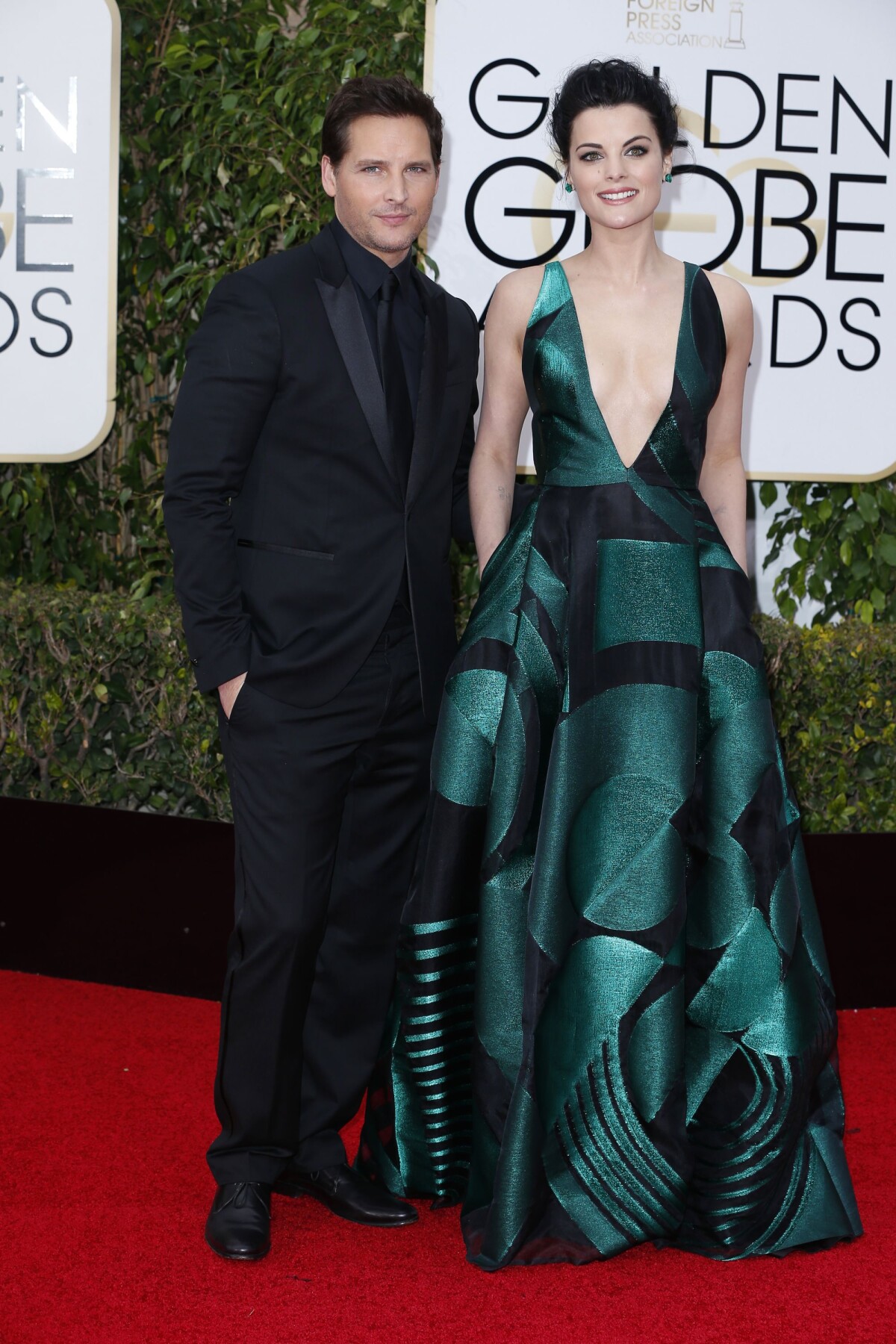 Photo Peter Facinelli et sa fiancée Jaimie Alexander à la La 73ème