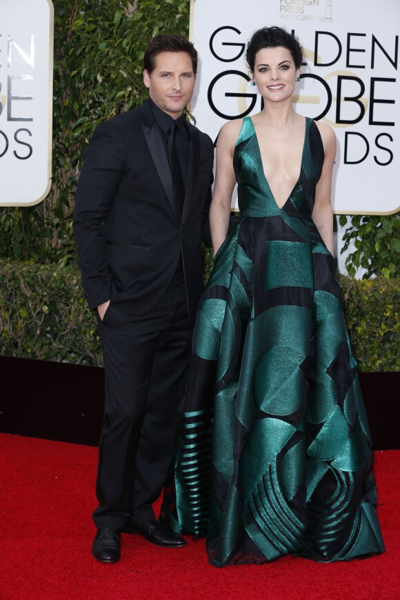 Peter Facinelli et sa fiancée Jaimie Alexander à la La 73ème cérémonie annuelle des Golden Globe Awards à Beverly Hills, le 10 janvier 2016. © Olivier Borde/Bestimage