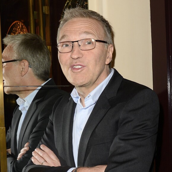 Exclusif - Laurent Ruquier au théâtre Antoine à Paris le 21 mai 2015.