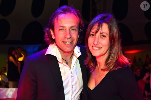 Exclusif - Philippe Candeloro et sa femme Olivia à Monaco, le 19 septembre 2015.
