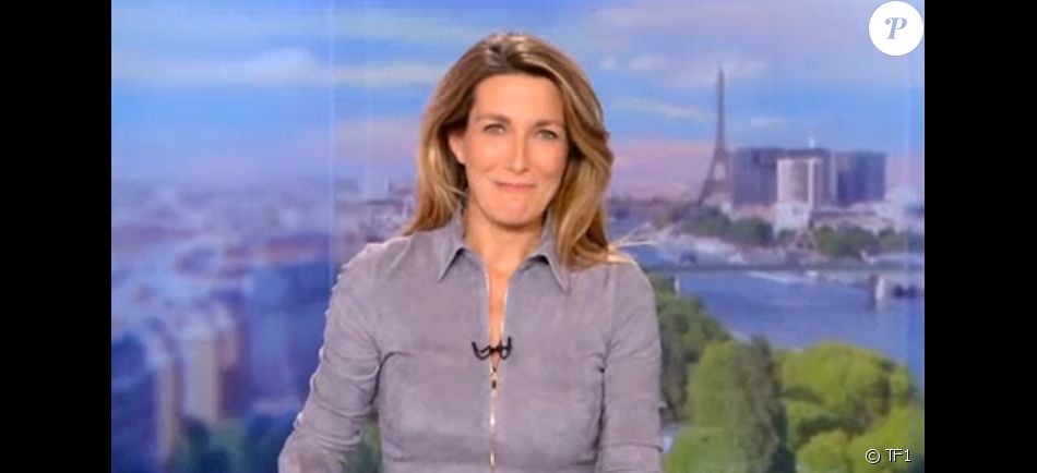 Anne-Claire Coudray Présente Le JT De 20h, Le Vendredi 18 Septembre Sur ...