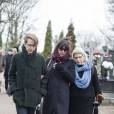 Sophie Marceau assiste aux obsèques de son ex-mari Andrzej Zulawski à Gora Kalwaria, près de Varsovie en Pologne le 22 février 2016.  BEW / BESTIMAGE 
