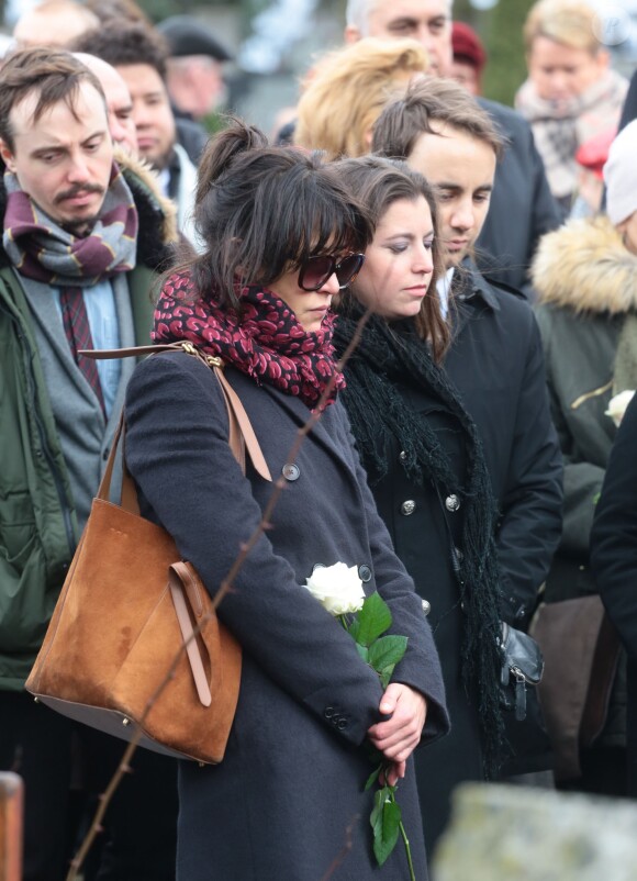 Sophie Marceau assiste aux obsèques de son ex-mari Andrzej Zulawski à Gora Kalwaria, près de Varsovie en Pologne le 22 février 2016. BEW / BESTIMAGE