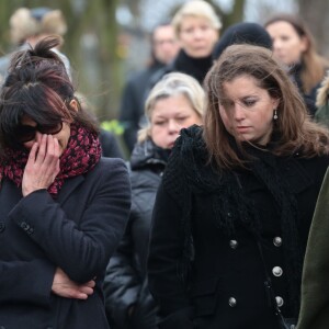 Sophie Marceau assiste aux obsèques de son ex-mari Andrzej Zulawski à Gora Kalwaria, près de Varsovie en Pologne le 22 février 2016. BEW / BESTIMAGE