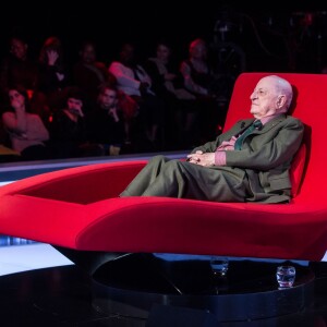 Exclusif - Enregistrement de l'émission "Le Divan" présentée par Marc-Olivier Fogiel avec Pierre Bergé, diffusion le 23 février sur France 3. Le 11 février 2016 ©Cyril Moreau/Bestimage