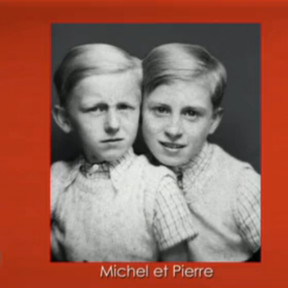 Photo de Pierre Bergé et son frère Michel -  "Le Divan" présenté par Marc-Olivier Fogiel, diffusé le 23 février sur France 3.