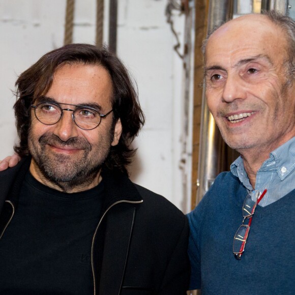 André Manoukian - People au concert "Toi, mon frère" aux Folies-Bergère à Paris, en hommage aux victimes du génocide arménien et de la Shoah. Le 12 octobre 2015.